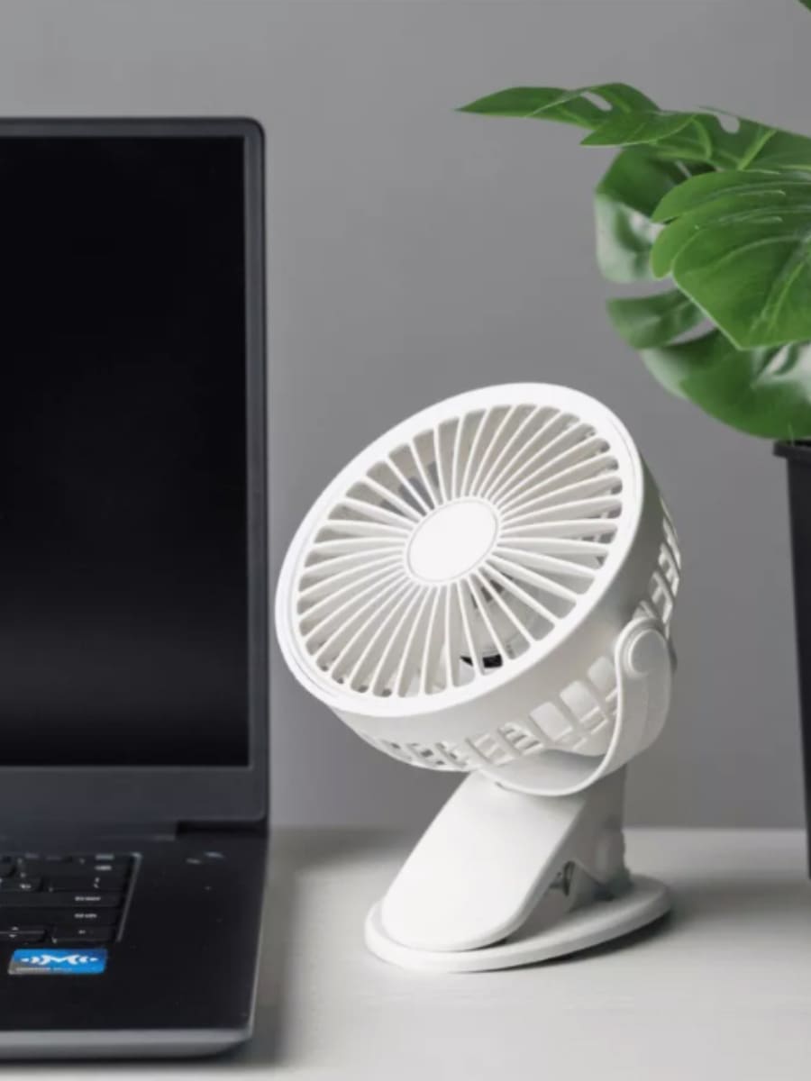Вентилятор настольный с прищепкой